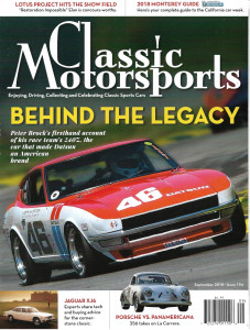 CLASSIC MOTORSPORTS 2018 SEPT - LOTUS DONE, JAGUAR XJ6, PORSCHE vs PANAMERICANA